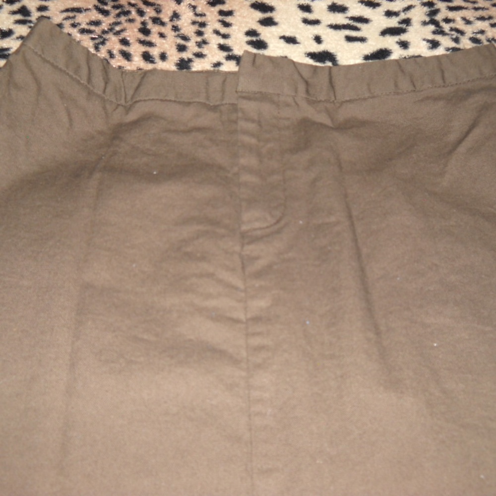 GAP KHAKI MINI SKIRT - BROWN